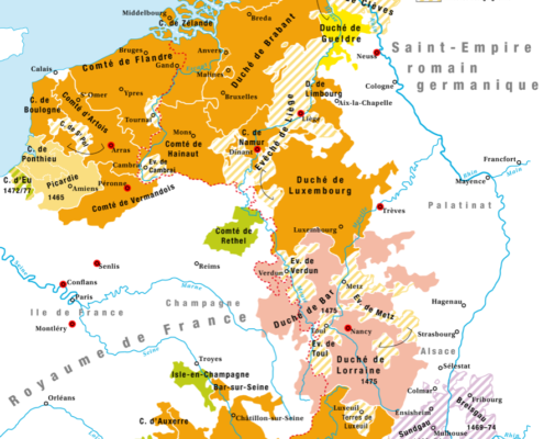 La Lorraine, obstacle à l’unification Bourguignone